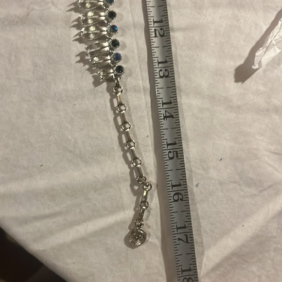 Blue and silver chocker - Picture 7 of 9